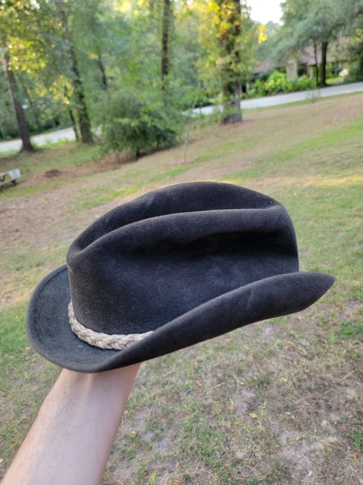 Vtg Brooks Brothers P&C Habig Fedora Ventilo Brown Hat Austria Handmade Fur Felt - Image 3 of 4