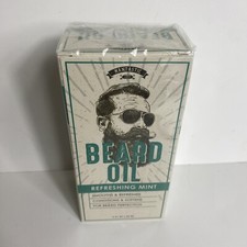 Mantastic Beard Oil Refreshing Mint Smoothed Conditions Softens