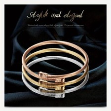 1pc Fashion Bracelet For Girls, Stainless Steel Material, Gift And Daily Wear