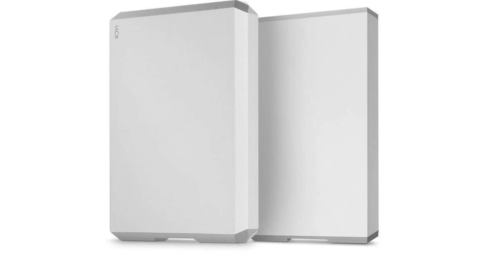 LaCie Externe Festplatte HDD Mobile Drive 2TB Moon Silver USB-C USB 3.0 PC iPad - Bild 2 von 4