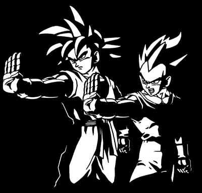 Goku Black and white Vegeta Logo Dragon Ball, goku, angle, white