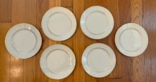 Set of 6 Lenox Cosmopolitan Collection Hayworth 6 1/2" Bread Dessert Plates NICE
