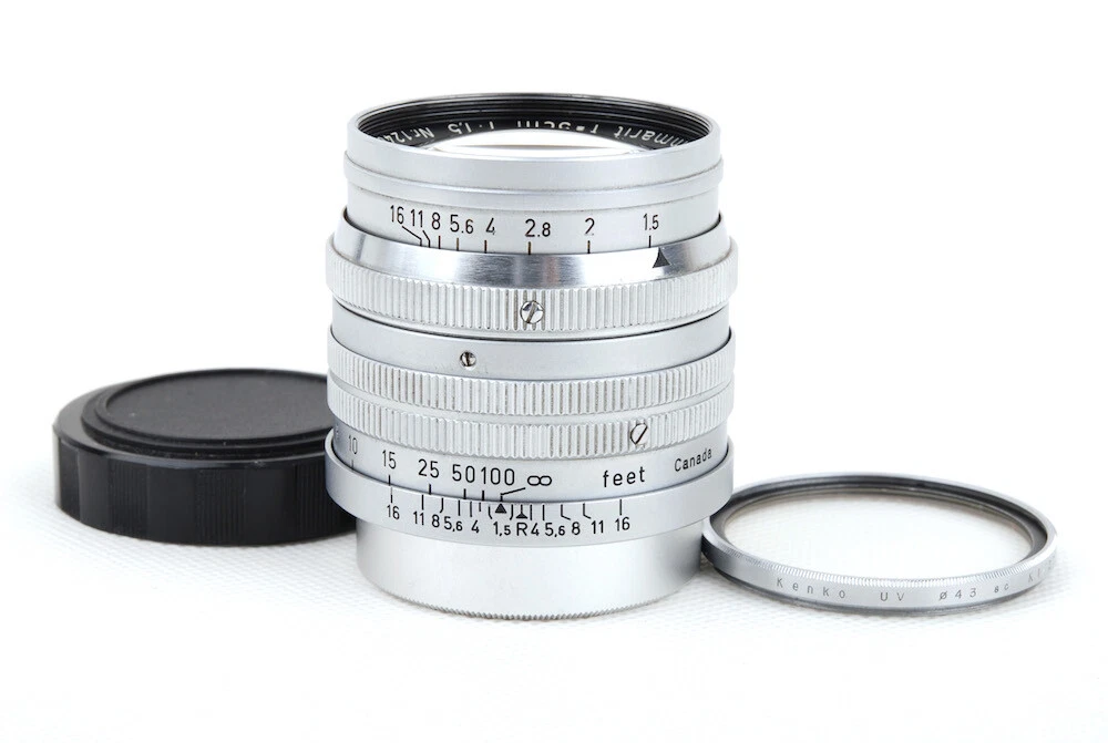 EX++ Leica Summarit 50mm F/1.5 Canada Ldt. Midland L39 5cm Silver
