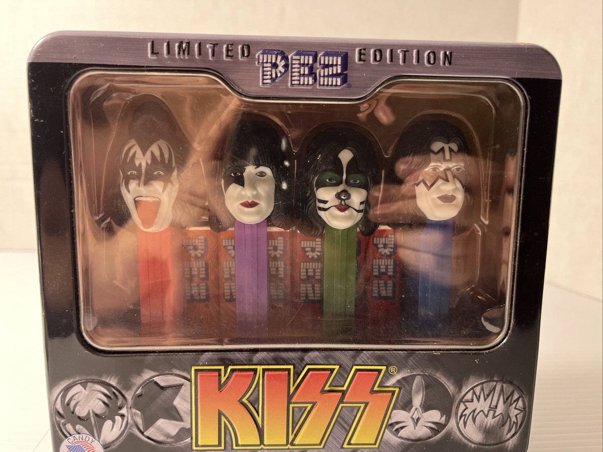 2012 KISS PEZ Limited Edition 4pc Pez Candy Dispensers In