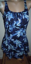 Maxine of Hollywood Azul 1 pcs swimdress multi color ladies 16
