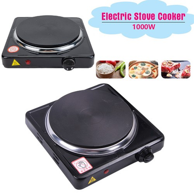#ad Portable Hot Plate Electric Stove Cooktop Single Burner 110V Burner for Cooking $21.89