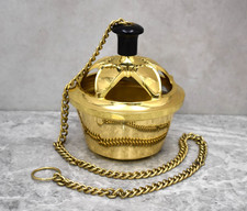 Brass Single Chain Censer, Thurible, Lightly Used. (CU246) chalice co.