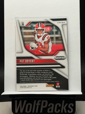 2025 Panini Prizm Draft Picks - Pat Bryant #35 Red Ice Prizm (RC