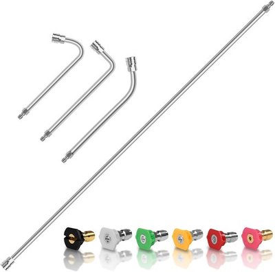 #ad 60quot; Pressure Washer Extension WandStainless Steel Power Washer Wand Extension... $39.41