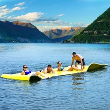 3 Layer Tear-Resistant Foam Water Floating Pad Island Water Sports Recreation