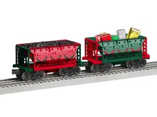 Lionel No. 6-84785 - 2018 Naughty or Nice Ore Car 2-Pack - Holiday Layout - NEW