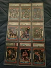 1986 Fleer Basketball Near Complete Set 126 Different PSA Graded Cards 🏀🏀🔥