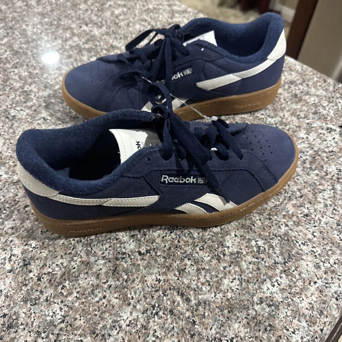 Reebok Club C Grounds UK Vector Navy Dark Ginger for Sale