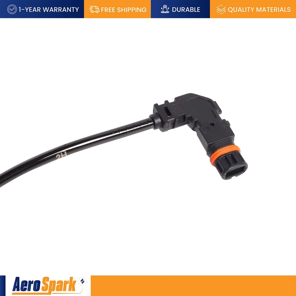 Sensor de velocidad de rueda ABS delantero derecho/derecho 2 piezas para Mercedes-Benz GL320 2007-2009 3,0 L Foto 4 de 4