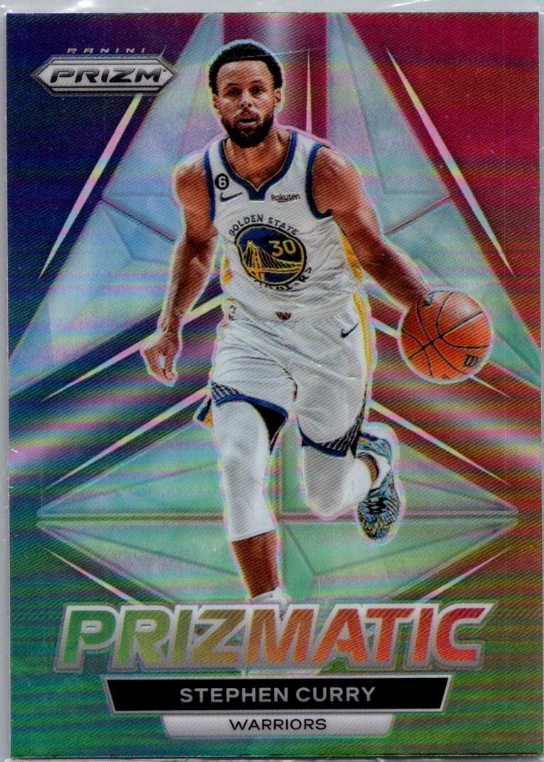2022-23 Panini Prizm #22 Stephen Curry Prizmatic Prizm Silver