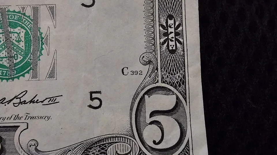 1985 $5 Bill - Image 2 of 4