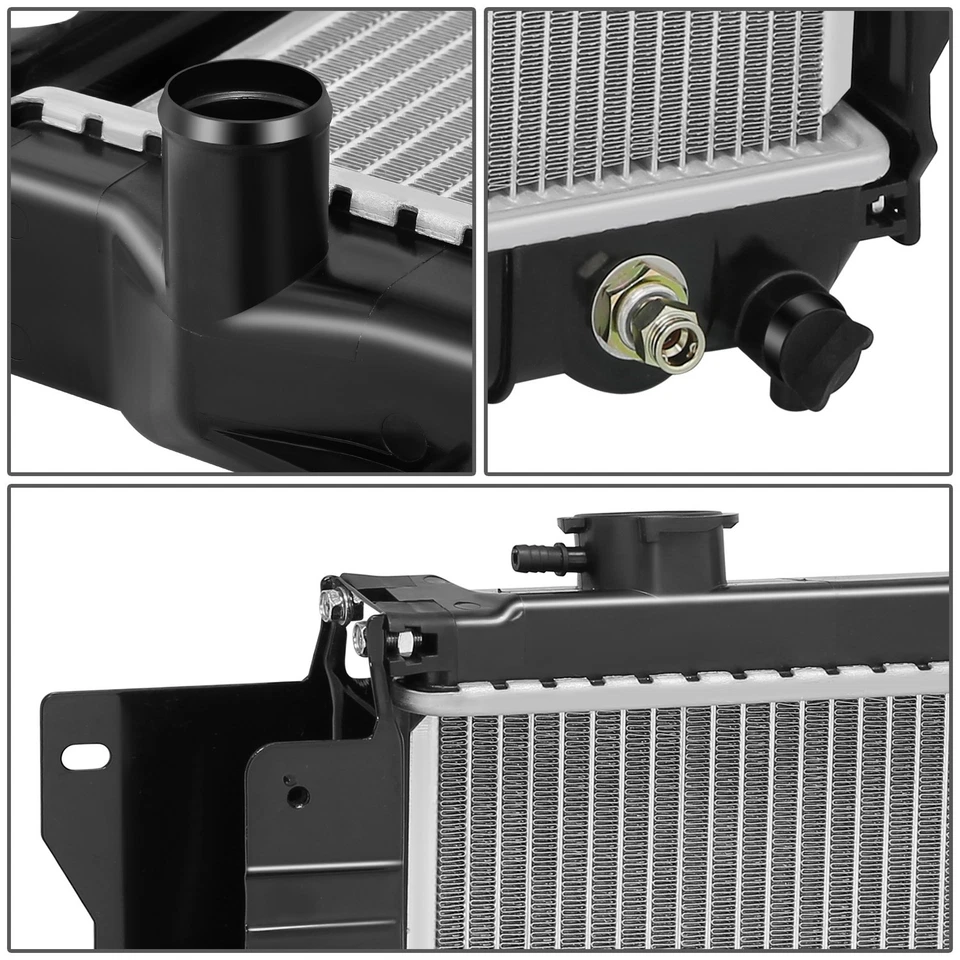 Radiador de refrigeración de núcleo de aluminio estilo fábrica para Jeep Wrangler 2005-2006 DPI2841 Foto 4 de 4