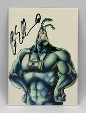 1997 The Tick Autographed Card Ben Edlund Comic Images NEC