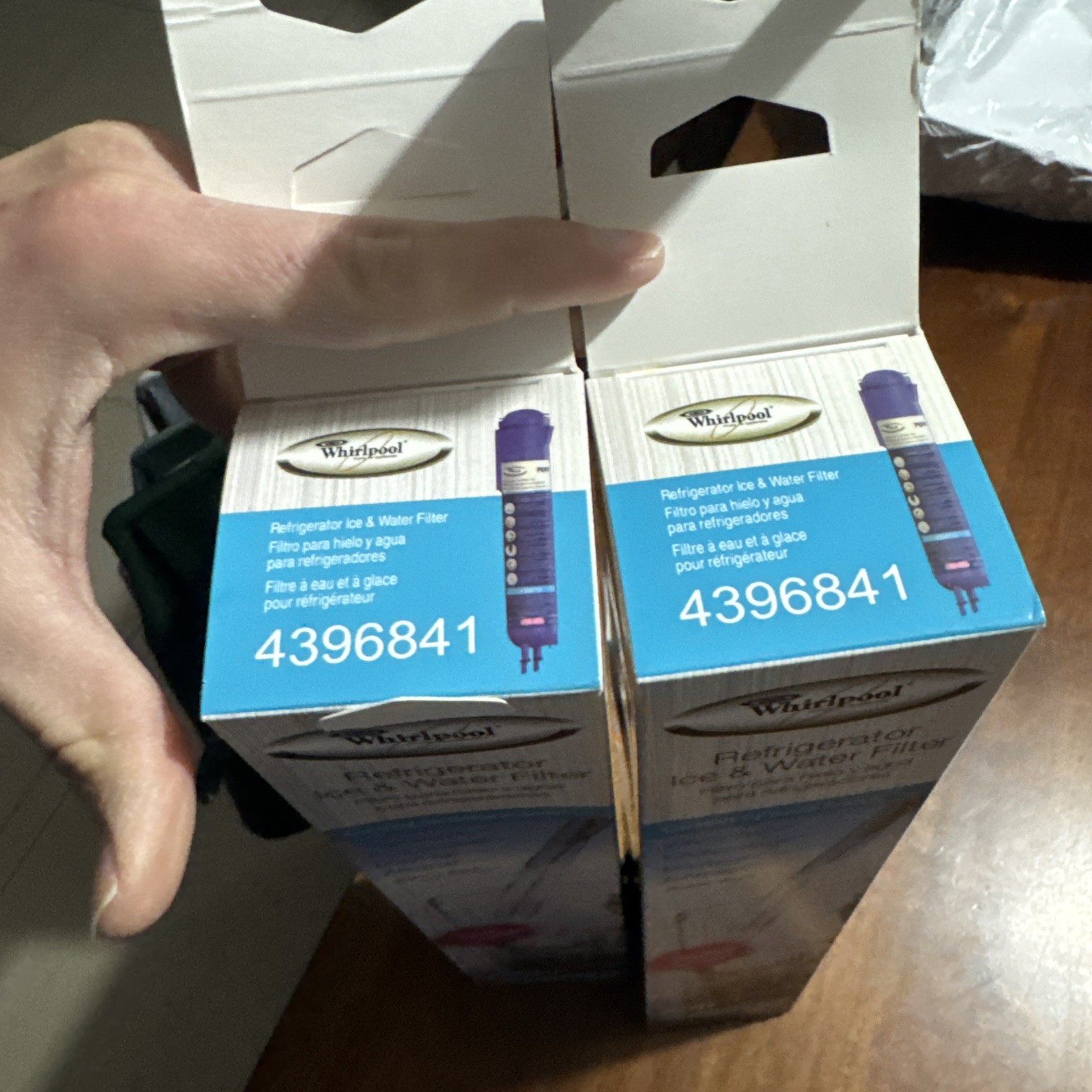 2 Pack Whirlpool 4396841 PUR Refrigerator Water Filter (2 Filters) BRAND NEW