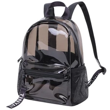 Small Clear backpack for Women See Through Clear Bag Cute Transparent Backpac...