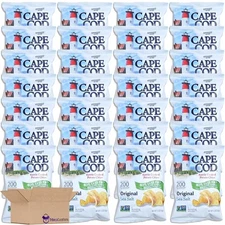 Cape Cod 40% Less Fat Kettle Cooked Potato Chips Value Pack   Original Sea Salt