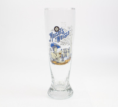Maisel's Weisse aus Bayreuth German Wheat Beer Glass 0.5L Vintage #2
