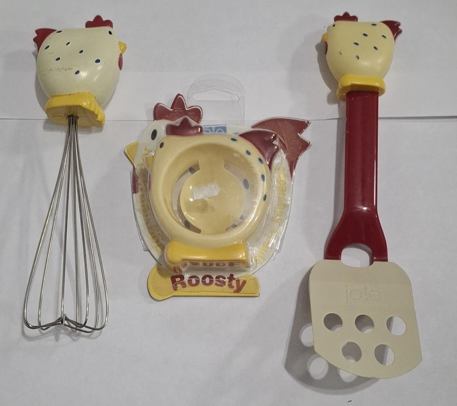 egg separator wisk & spatula chicken theme
Opens in a new window or tab