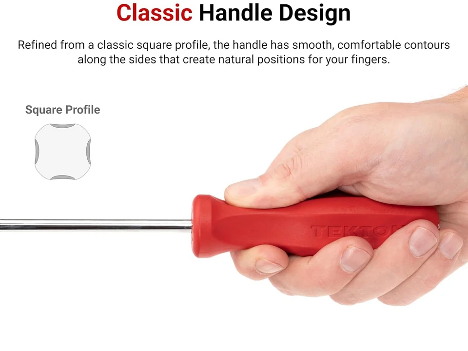 TEKTON Hard-Handle Screwdriver Set, 2-Piece (#2, 1/4 in) |DRV42001 | Made in USA - Image 4 of 4
