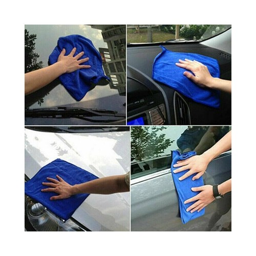 50 PCS Microfiber Cleaning Cloth 30*30cm Car Cleaning Towels Dust Polish Durable - Picture 3 of 12