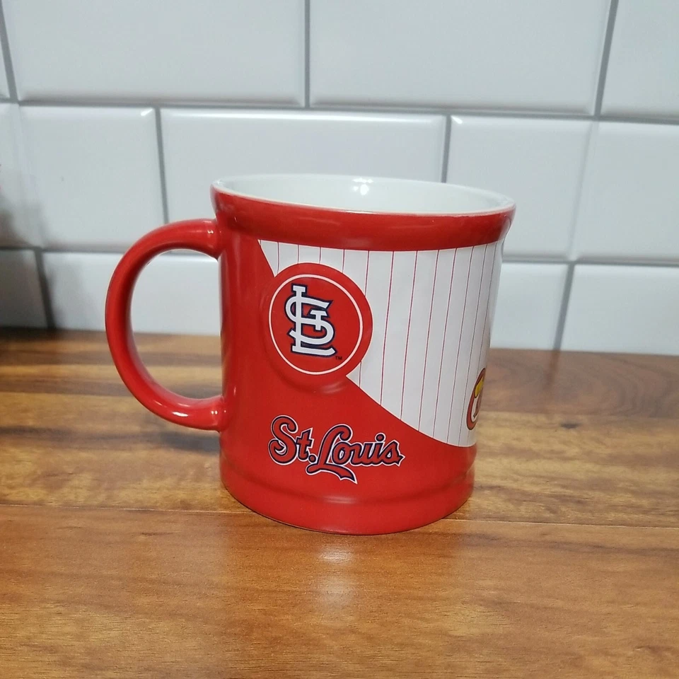 Taza de café Russ de los Cardenales de San Luis - 15 oz elevada (SL) logotipo 3D por taza Russ RARA Foto 2 de 4
