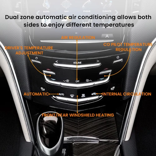 Panel de control de CA asientos térmicos OEM para Cadillac CUE ATS CTS SRX XTS ESCALADE ELR - Imagen 2 de 5