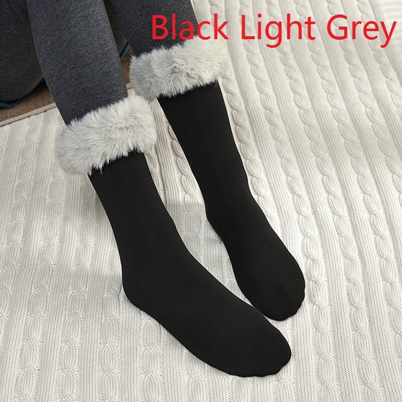 Paire De Chaussettes Thermiques Femme - Fausse Fourrure - Taille 35-39 - Neuf Avec étiquettes
