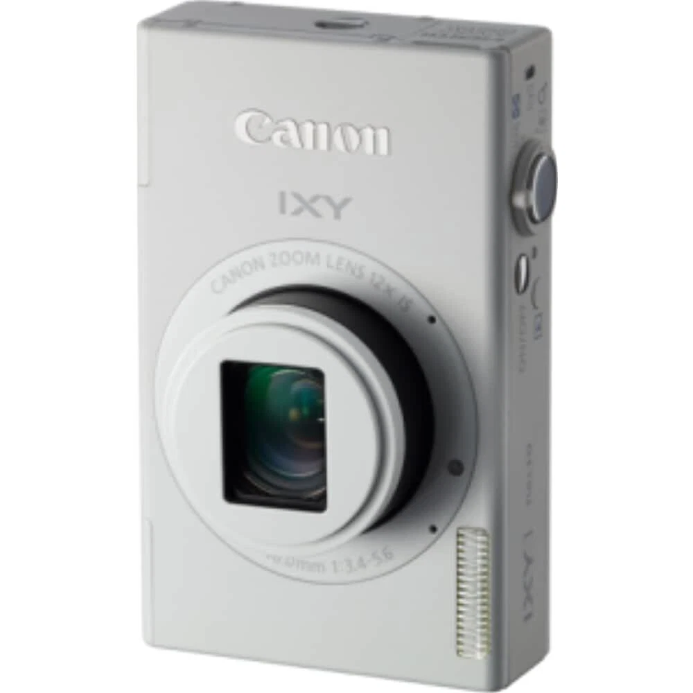 USED Canon IXY1(WH) Digital Camera IXY 1 White Optical 12x Zoom Wi-Fi Compatibl