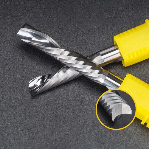 For PVC MDF Solid Carbide Single Flute Spiral Router Bit End Mill 4/5/6 mm Shank - Picture 3 of 7