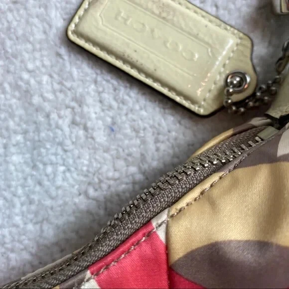 Borsa a mano in tessuto Coach