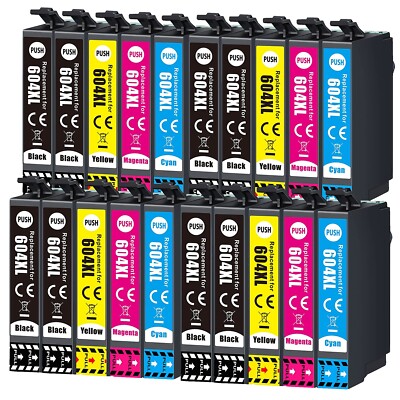 20er Patronen für Epson 604XL XP-2200 3200 4200 2205 3205 4205 WF-2950 2935 DWF