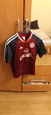 Adidas Bayern Munich vintage maillot de football 2001/03 garçons M 11-12 ans - Photo 1/4