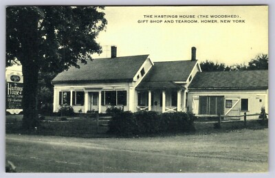 NY Homer, Tha Hastings House (The Woodshed), DB Unposted Artvue