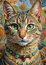 Digital Image Picture Photo Wallpaper Background AI Art Cat