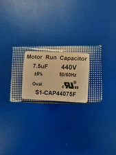 YORK/SOURCE 1 - CAP44075F - RUN CAPACITOR 7.5UF 440V- FLAT - BR2