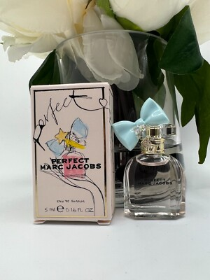 #ad Marc Jacobs PERFECT Eau De Parfum 0.16oz 5mL Mini Splash Travel Bottle NIB $17.99