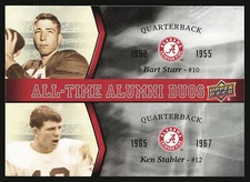 2012 Upper Deck University of Alabama #ATAD-SS Ken Stabler / Bart Starr