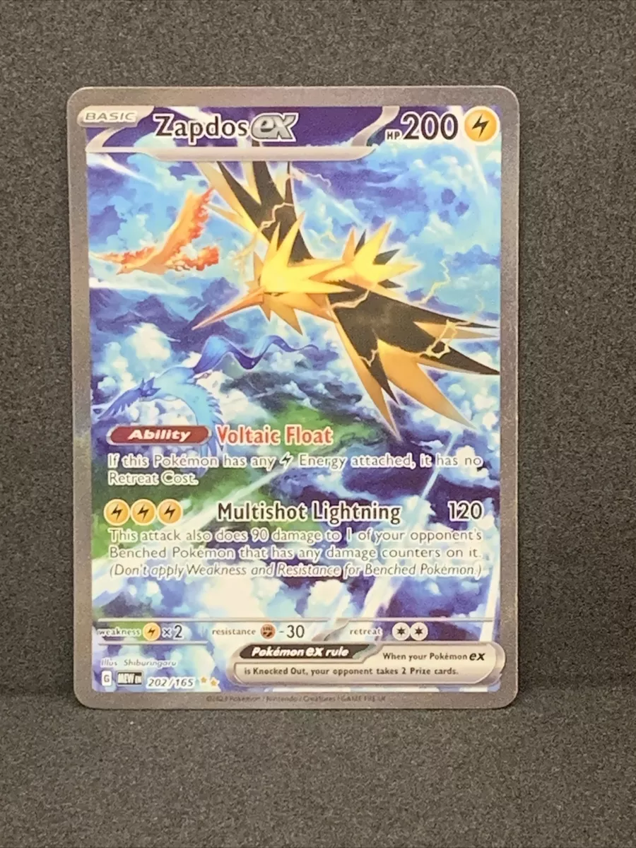 Zapdos ex 2023 Scarlet & Violet: 151 Special Art Rare #202/165