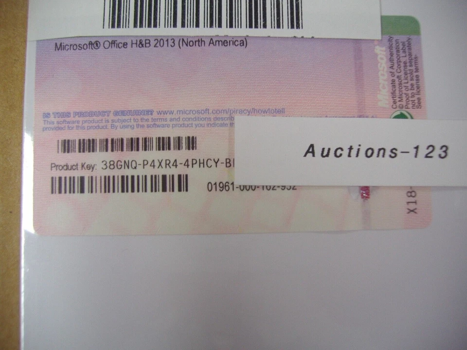 MS Microsoft Office 2013 Home and Business Full English DVD Version =NEW SEALED= - Image 4 of 4