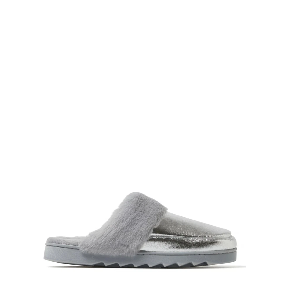 Zapatillas zueco Dearfoams acogedoras cómodas para mujer de material mixto Foto 4 de 4