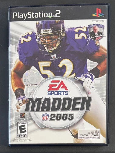 Madden NFL 2005 - PlayStation 2 PS2 - Complete w/ Manual RAY LEWIS