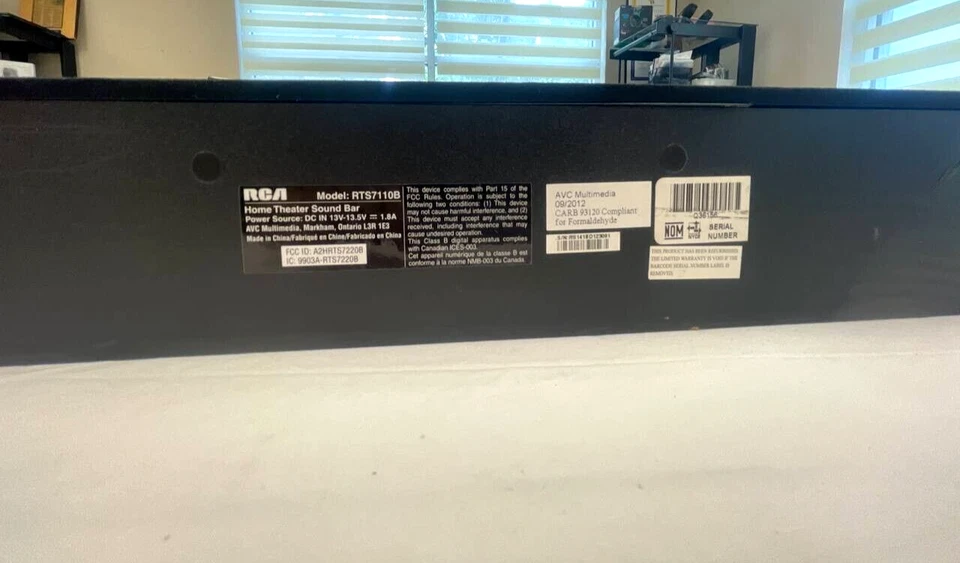 40" RCA RTS7110B Wireless Bluetooth Home Theater Sound Bar Speaker System 30W - Image 2 of 4