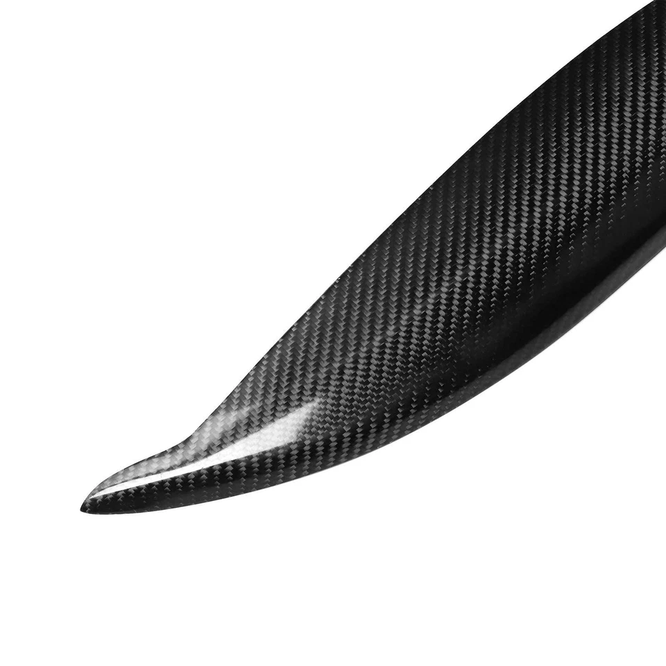 Real Carbon Fiber Headlight Eyebrow Eyelid Cover For Honda Civic EK3 EK9 99-2000 - Image 2 of 4