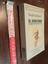 LIBRO- IL SUICIDIO STUDIO DI SOCIOLOGIA E.DURKHEIM