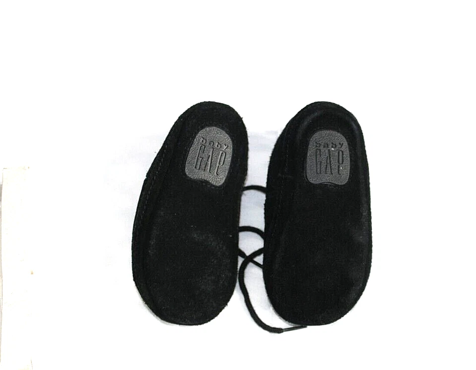 Gap Baby Black Suede Shoes size 4 - Image 2 of 3